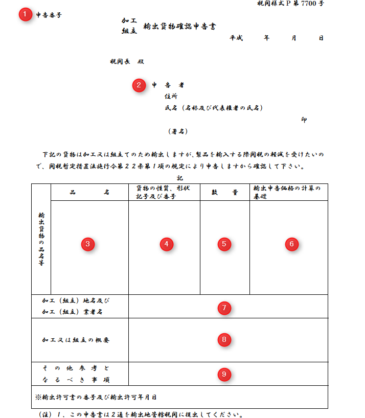 確認申告書　HUNADE