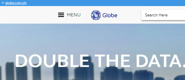 Globe Online Shop　フィリピン