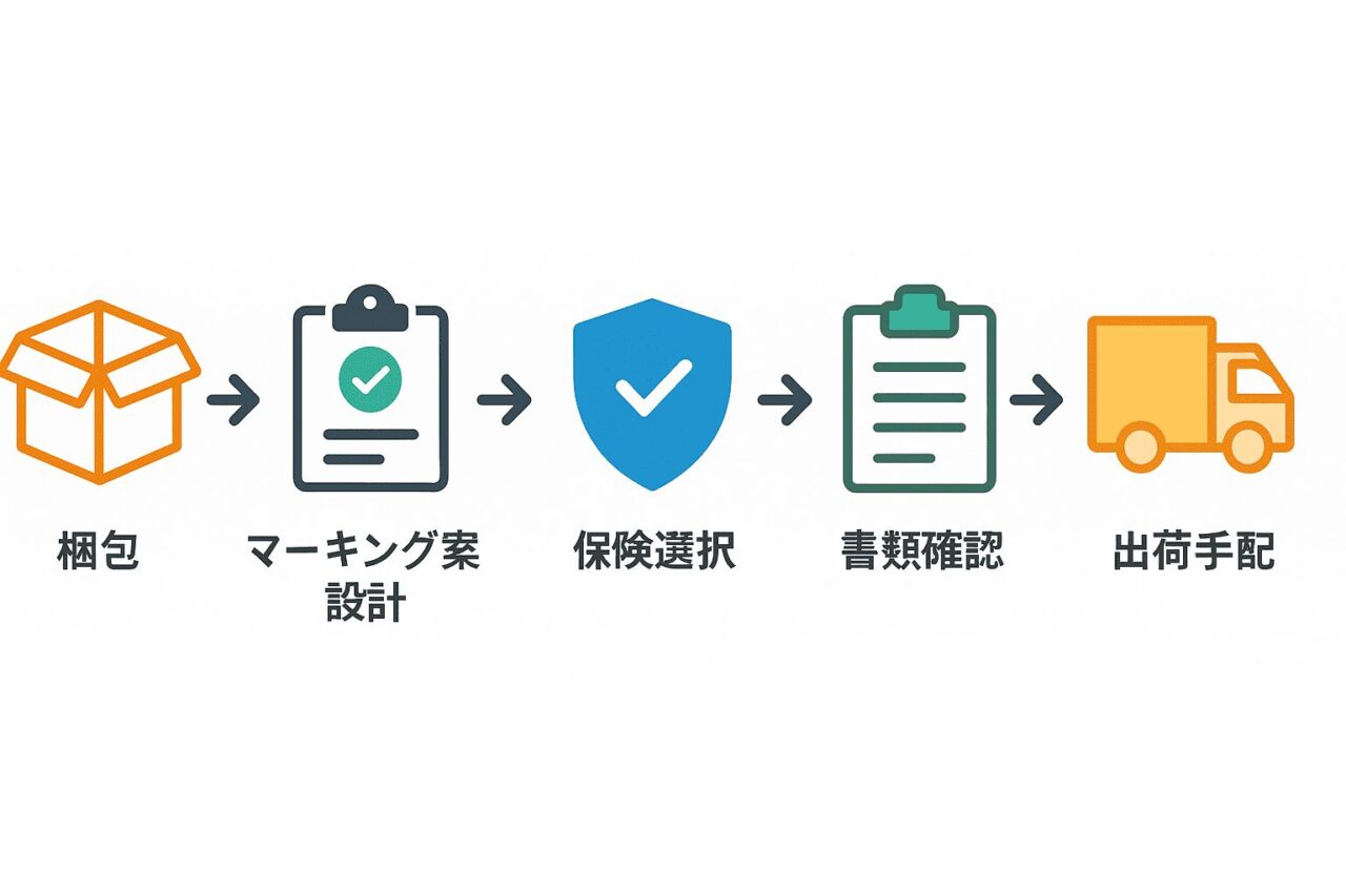 梱包の流れ