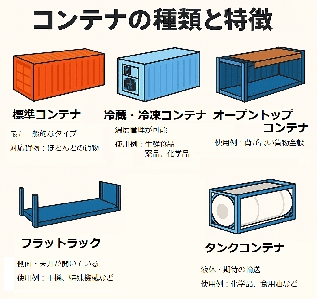 コンテナの種類