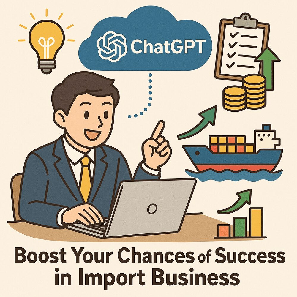 CHAT GPT　輸入販売戦略
