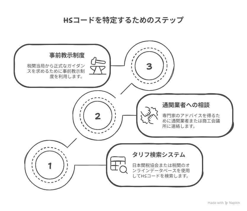 HSコード　特定方法