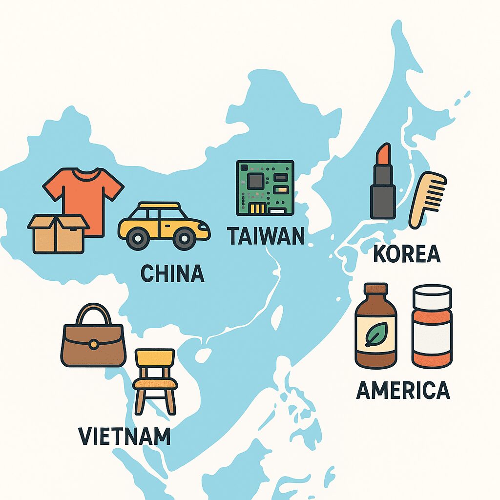 輸入　仕入れ先の国
