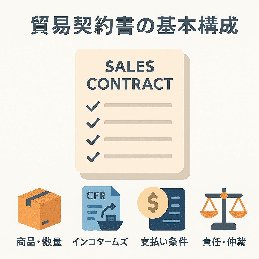 貿易契約書の基本構成