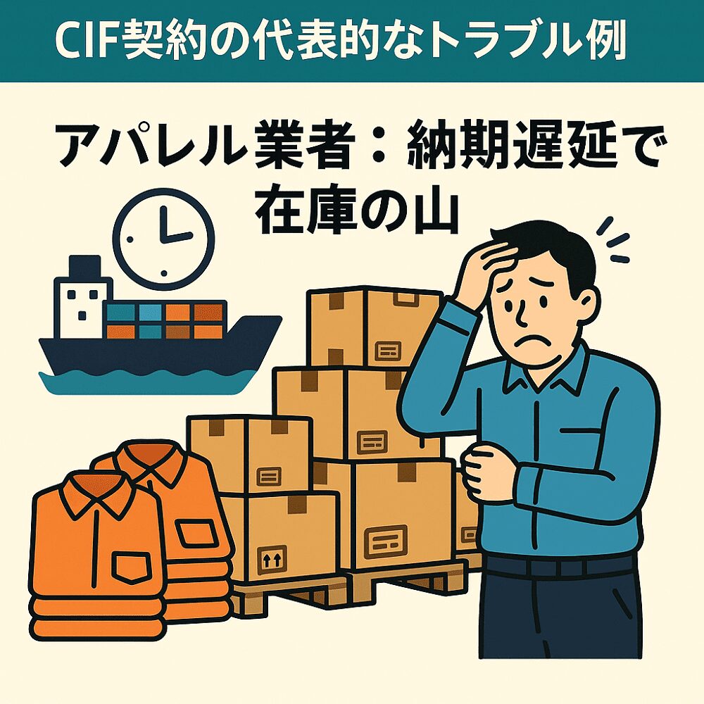 CIF契約のトラブル