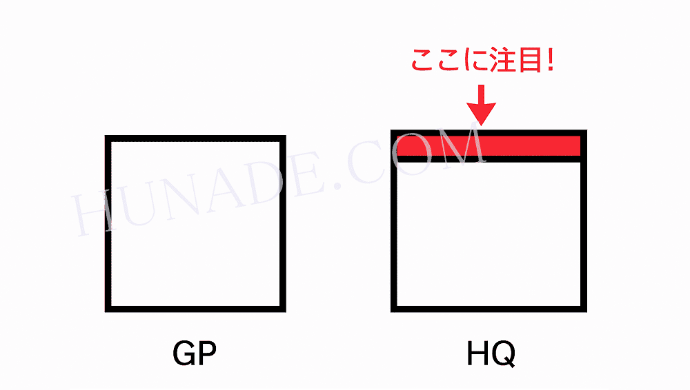 40HQとGPの違い