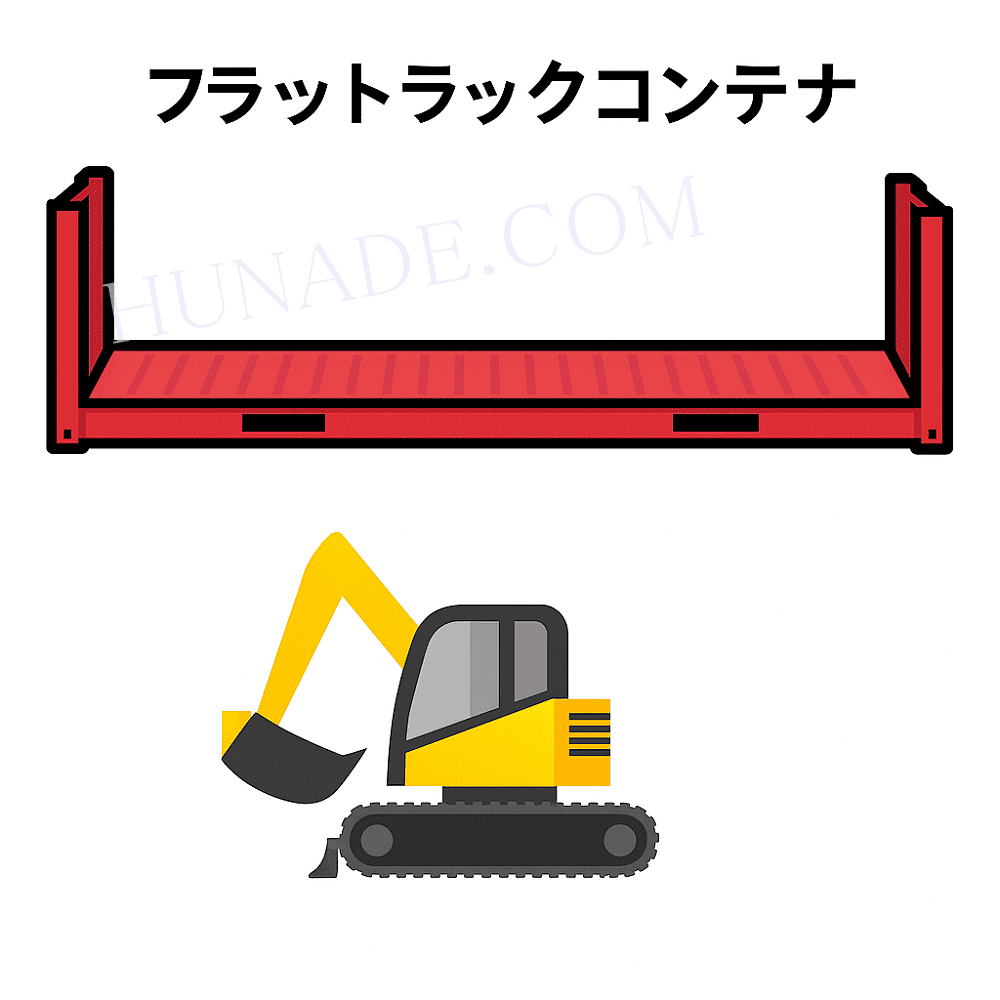 フラットラックコンテナ