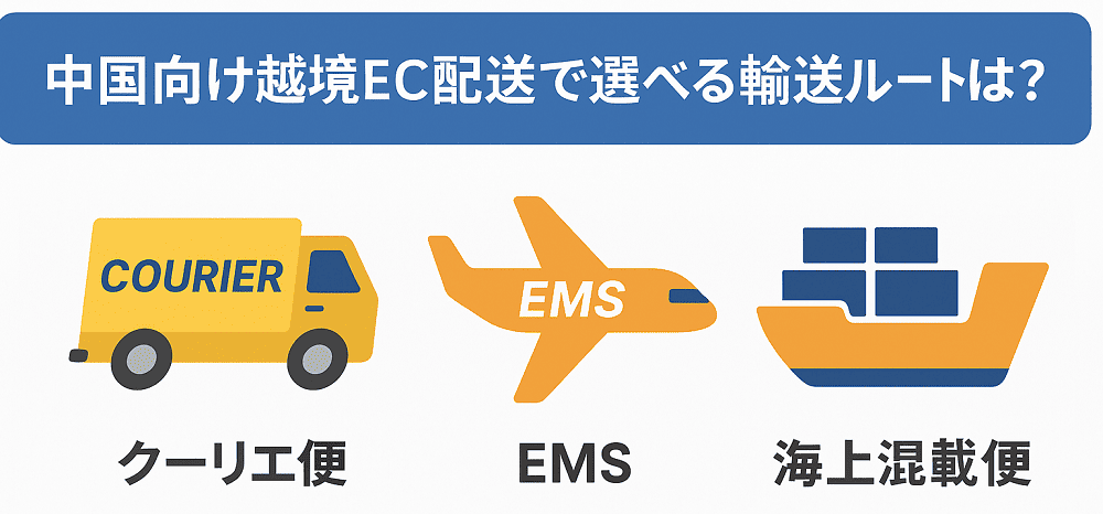 中国向け越境EC・小口配送の比較ガイド