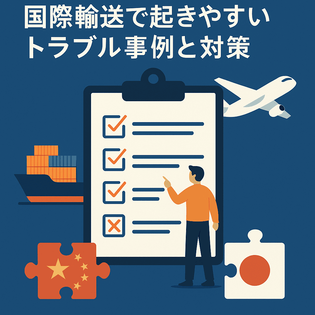 中国との国際輸送で起きやすいトラブル事例